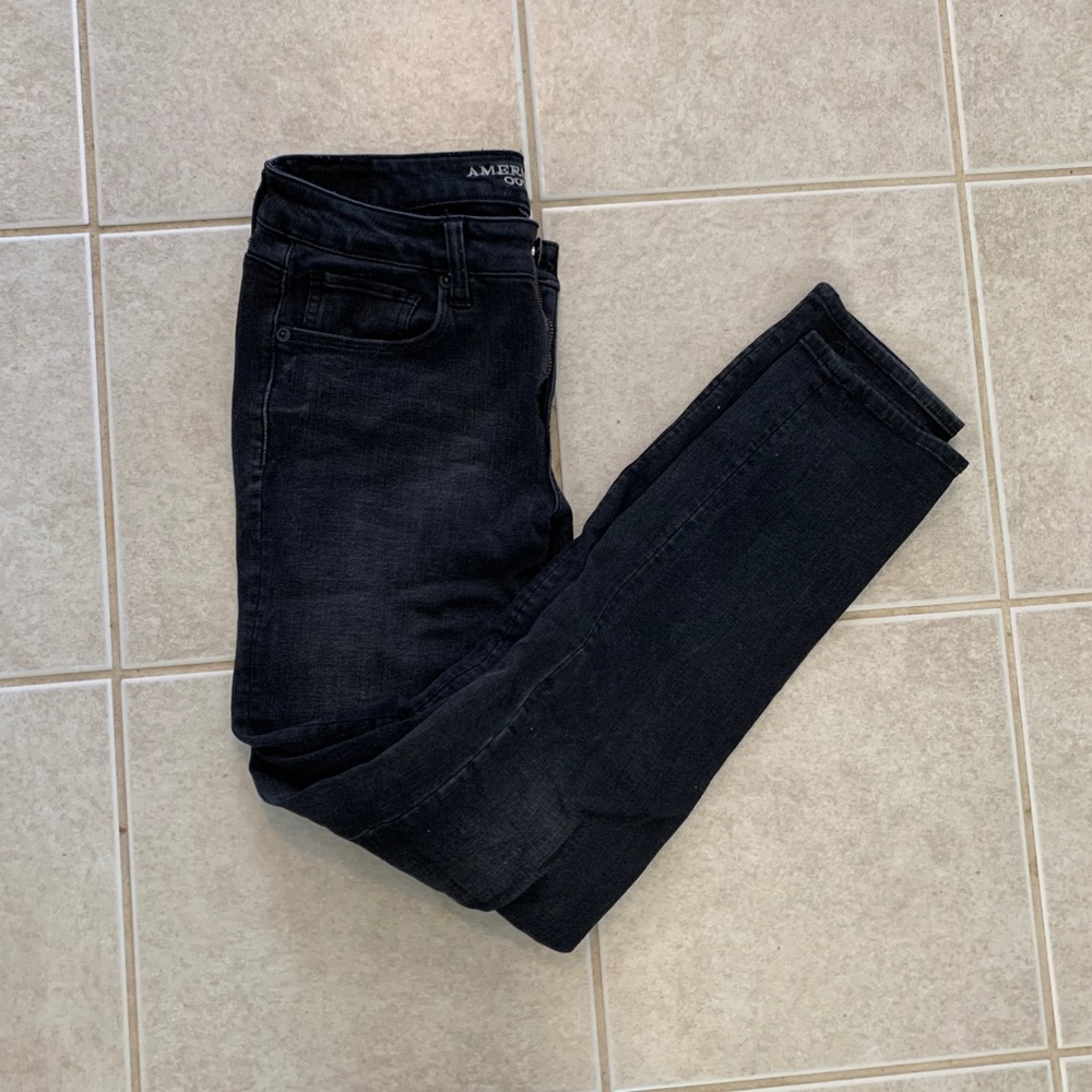✨Ash Black American Eagle Skinny Jeans✨